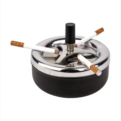 4 Pcs Portable Stainless Steel Ashtray For Home Use