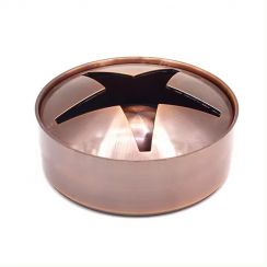 6 Pcs Metal Ashtray With Lid