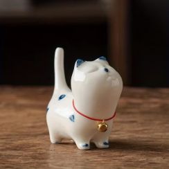 Cute Kitten Ceramic Ornament