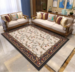 4 Pcs Microfibre Non Slip Carpet